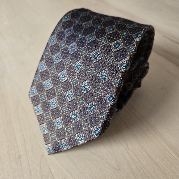 NWT! 🇨🇦DION Brown and Blue Tid - Picture 1 of 6